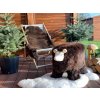 Tatra grizzly dřevěná stolička židle medvěd hnědý