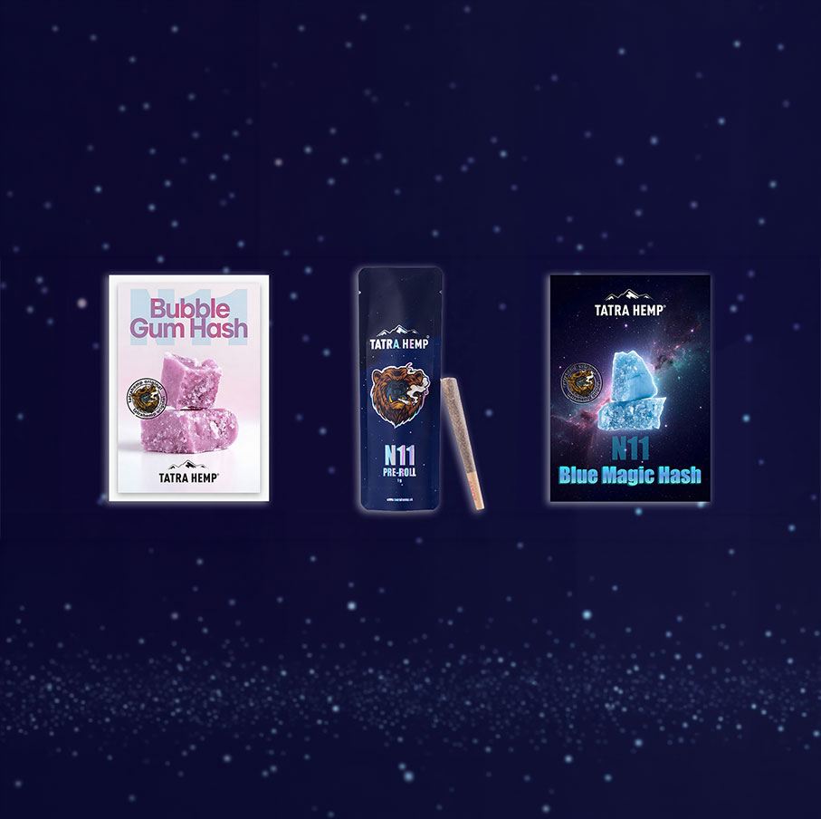 Hash and pre roll Mobil