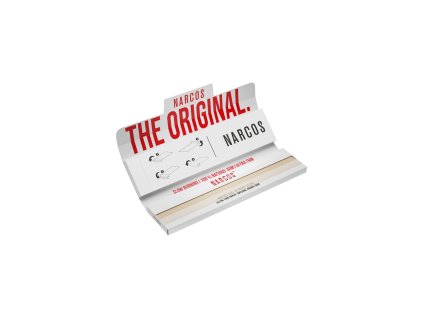 Narcos Original King Size Slim Papers White Edition + Tips