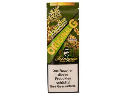 1 box kingpin hemp wraps original flavoured made of hemp 2