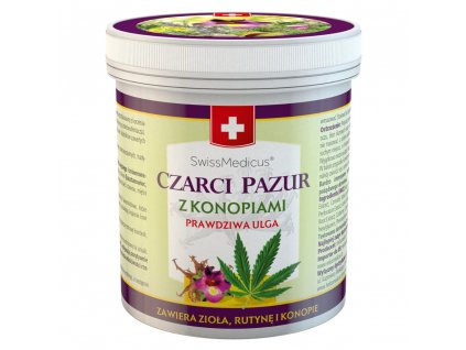 Czarci pazur z konopiami SwissMedicus 250ml