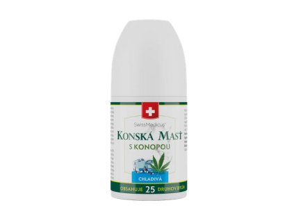 Konská masť s konopou chladivá ROLL ON 90ml Swissmedicus