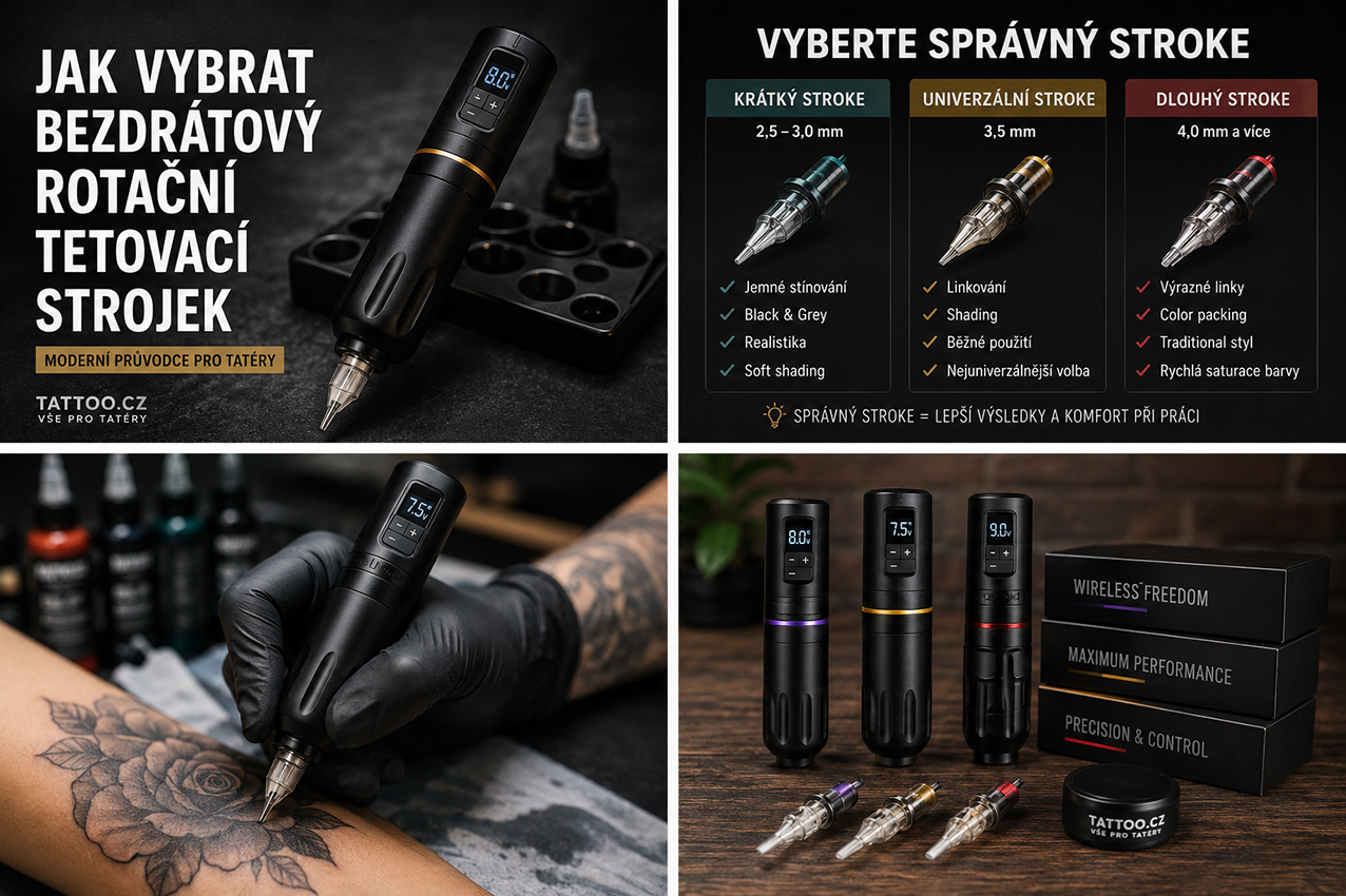 Jak vybrat bezdrátový rotační tetovací strojek | Moderní průvodce pro tatéry