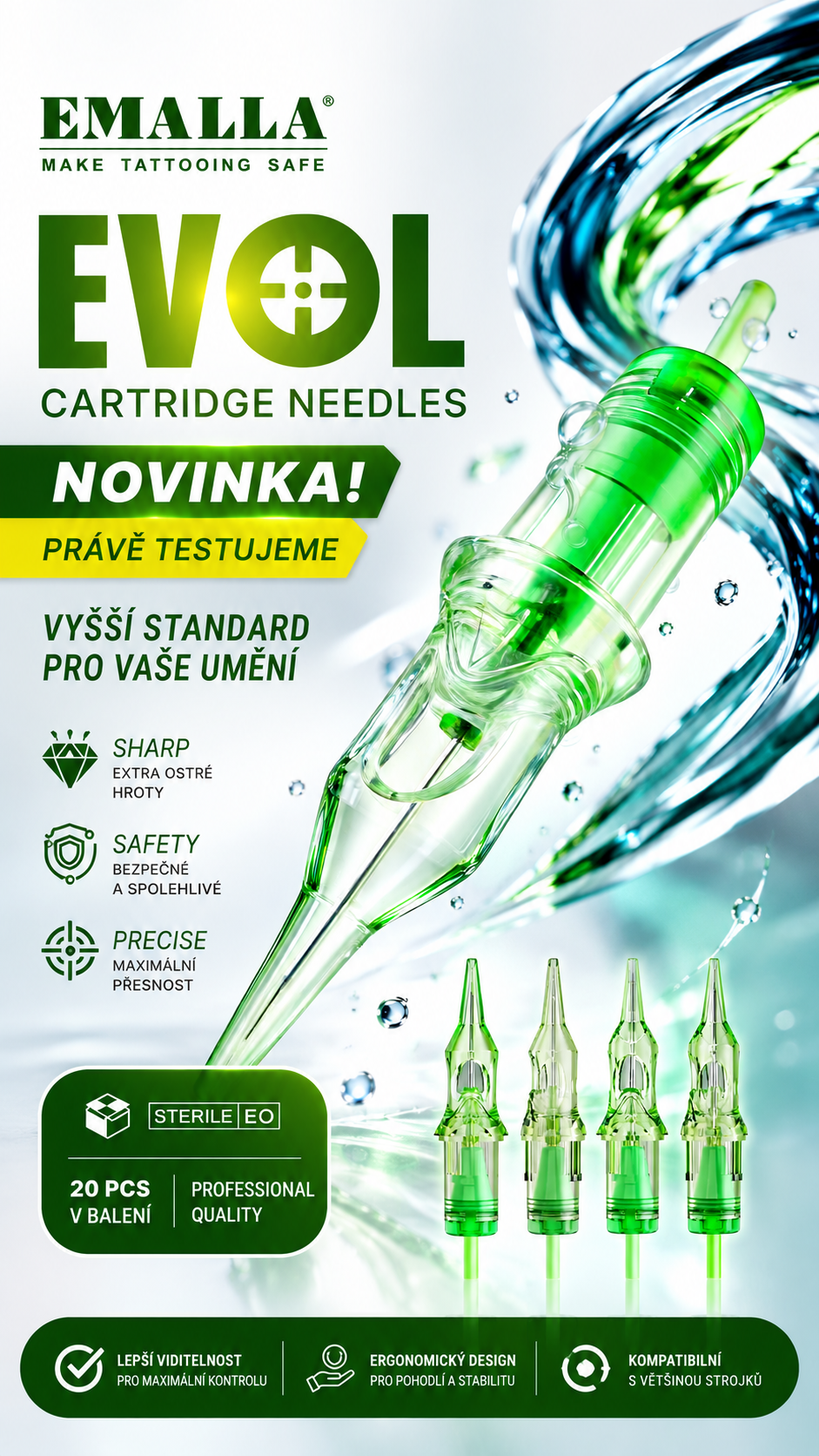 Tetovací cartridge Emalla Evol