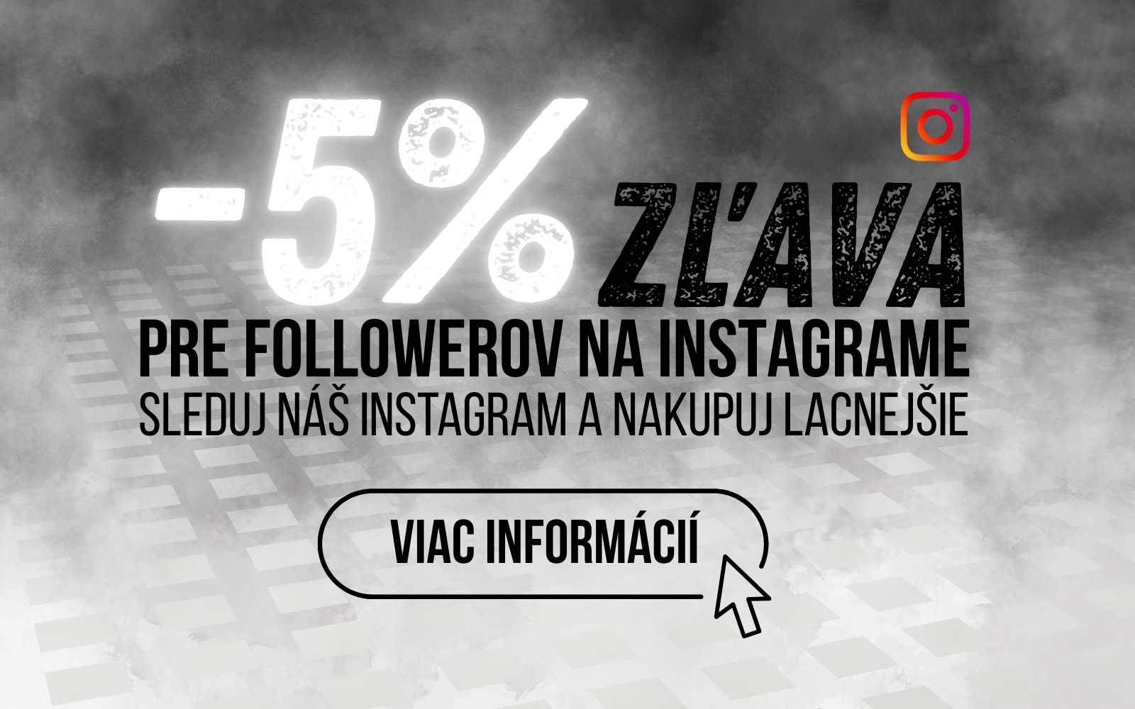 Sleduj na instagramu