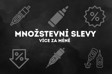 Mnozstevni slevy tetovacího vybavení