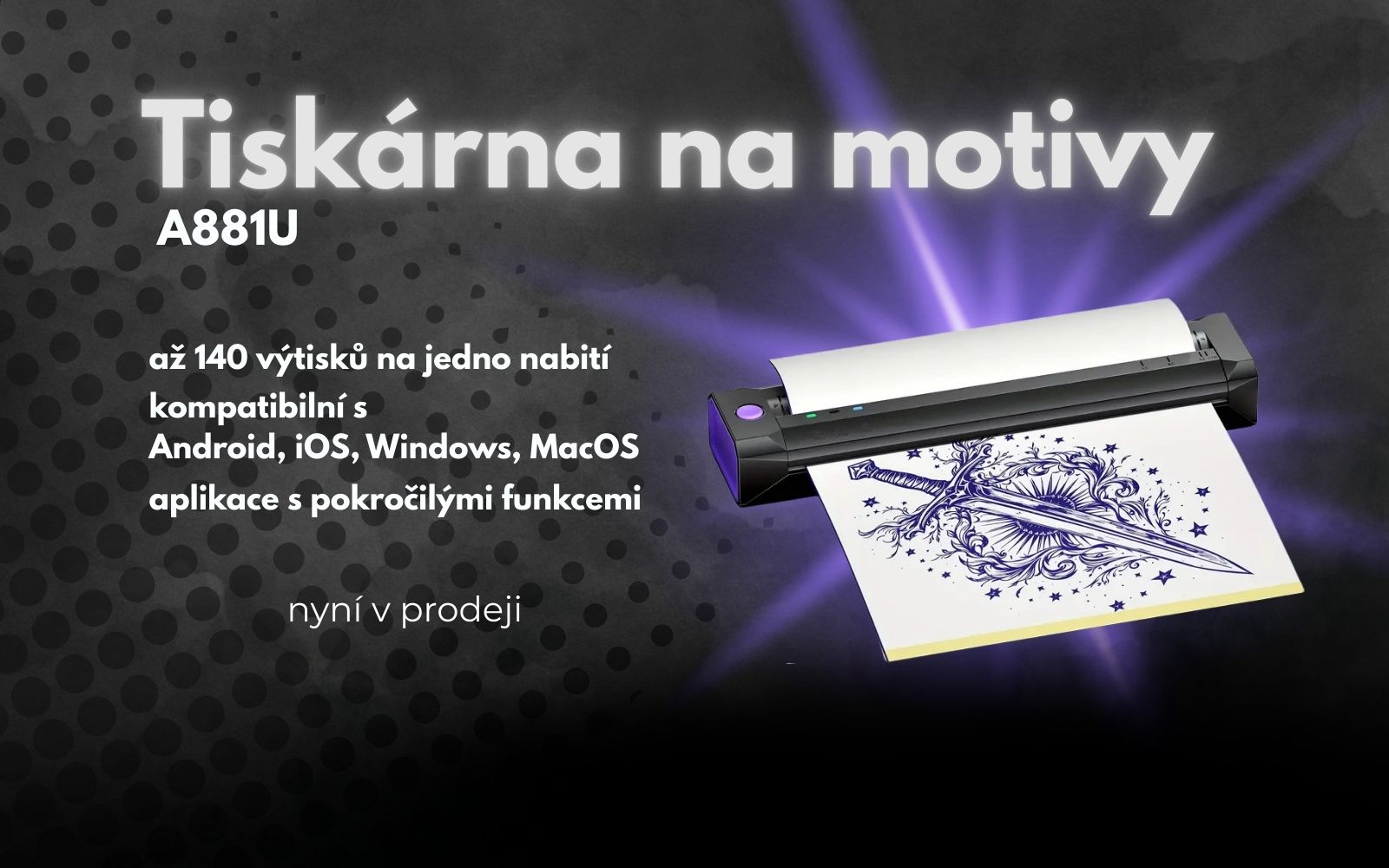 Tiskárna na stencil za 3290 Kč