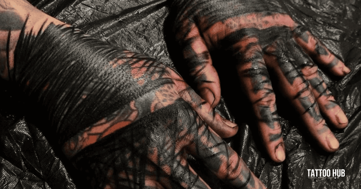 blackwork tetování