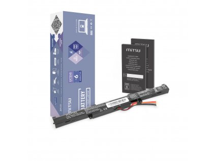 Baterie Mitsu A41-X550E pro Asus A550E K550E R510 R510D