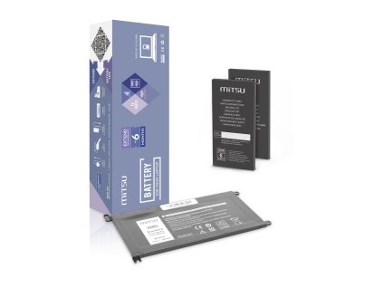 Baterie Mitsu WDX0R P75F P62F P66F T2JX4 WDXOR pro Dell