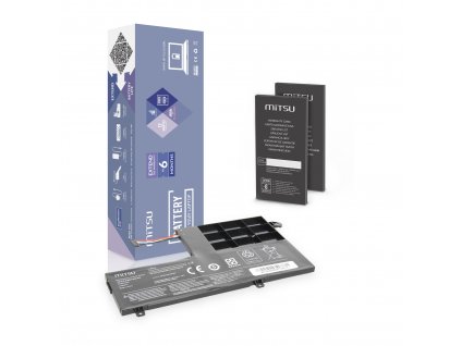 Baterie Mitsu L14M3P21 pro Lenovo 500S-14ISK S41-70