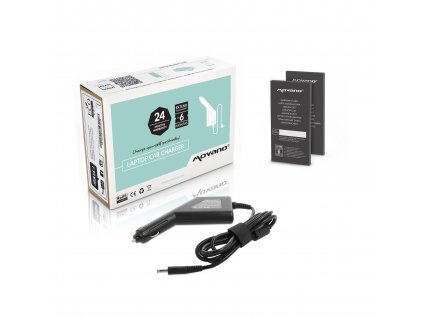 Nabíječka do auta 90W pro DELL 19.5v 4.62a 4.5x3.0mm