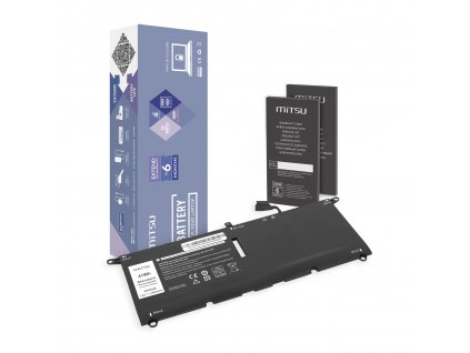 Baterie Mitsu DXGH8 G8VCF pro Dell XPS 13 9370 9380