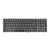 Klávesnice pro HP EliteBook 8560P 8570P stříbrná (trackpoint)