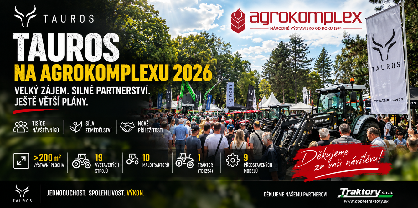 TAUROS zazářil na Agrokomplexu 2026 !!!
