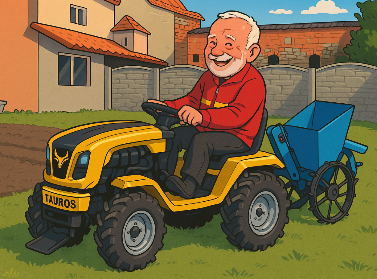 Malotraktor Tauros ZX18d 4x4 splnil sen dalšímu zákazníkovi !