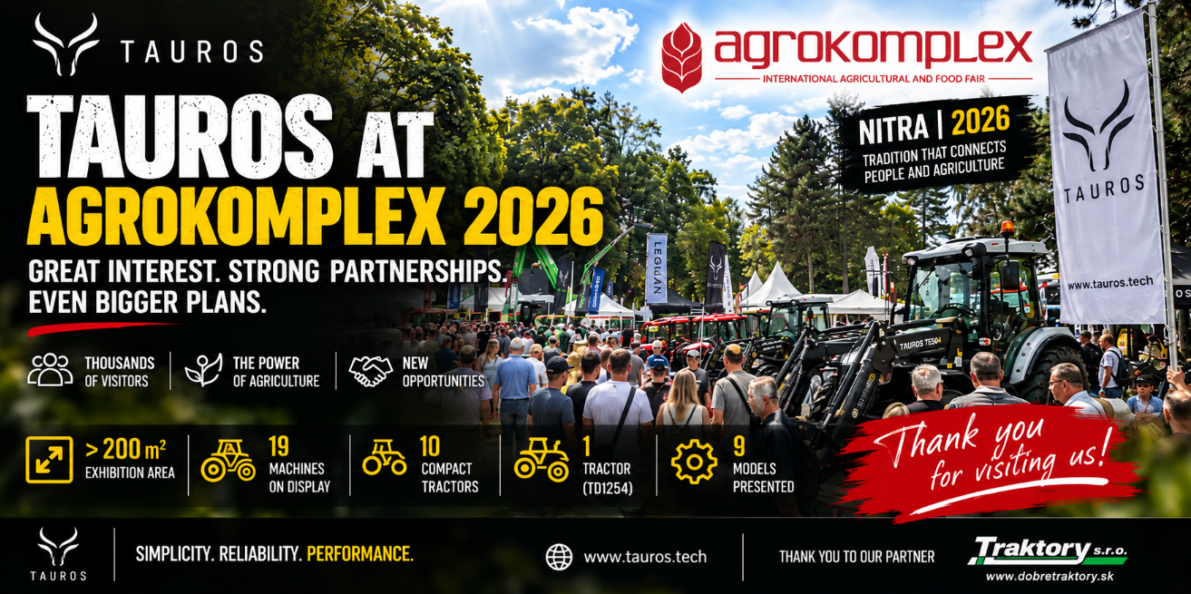 TAUROS Shines at Slovakia’s Largest Agricultural Fair!!!