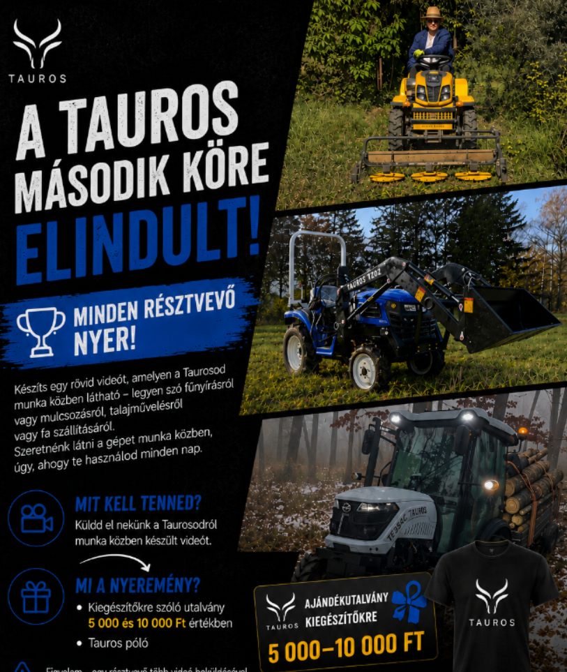 A verseny második fordulója a Taurosszal csak most kezdődik!!!