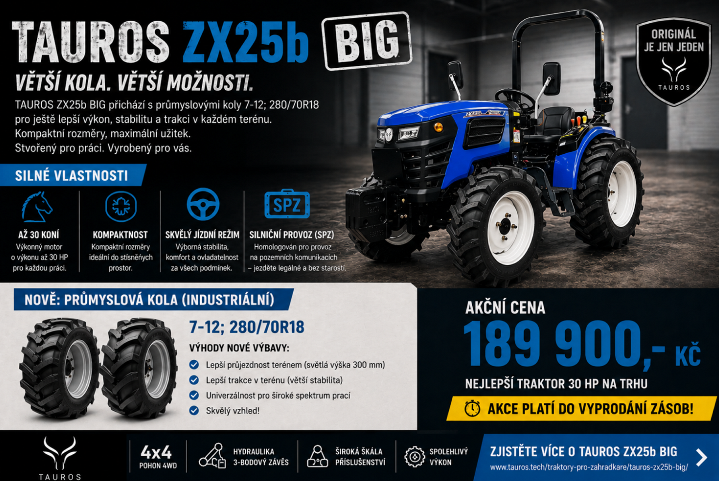 Tauros ZX25b BIG je konečně tady !!