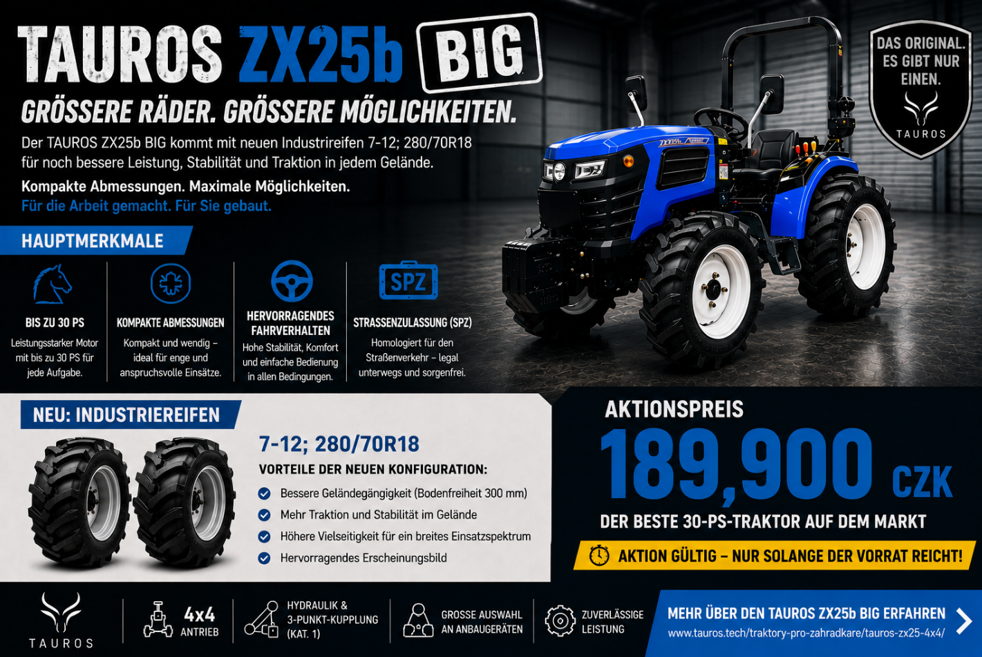 Der Tauros ZX25b BIG ist endlich da!!!