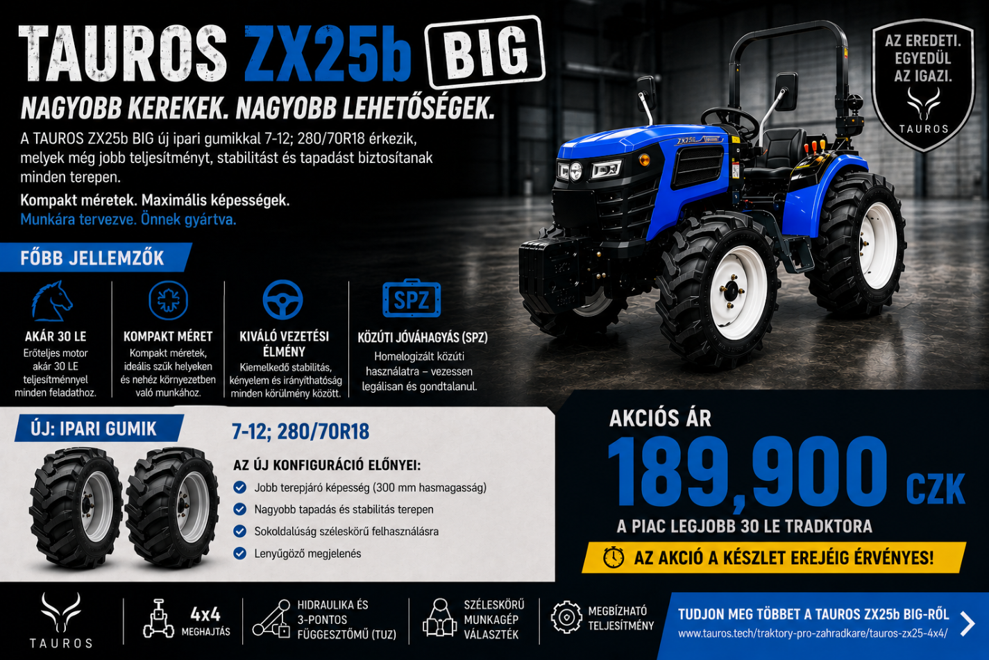 Végre megérkezett a Tauros ZX25b BIG!!