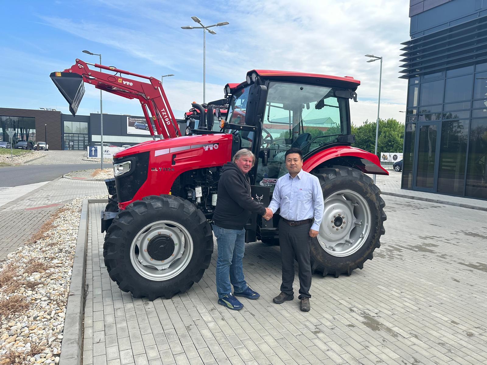 Premium YTO NLY1154 Tractor Delivered with the Presence of YTO’s Chinese Leadership