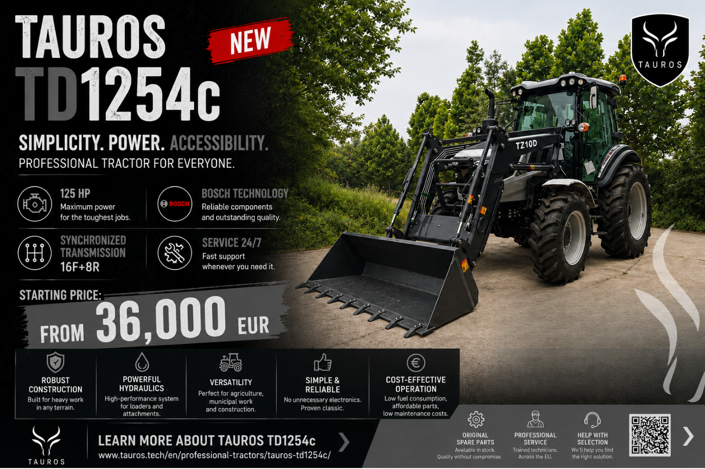 TAUROS TD1254C 4x4 is finally HERE!!!
