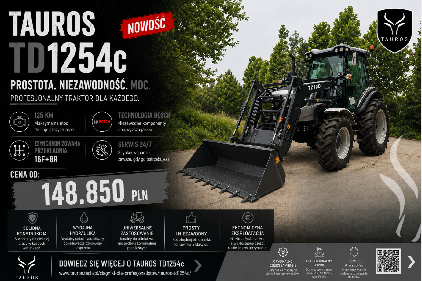 TAUROS TD1254C wreszcie jest TUTAJ!!!
