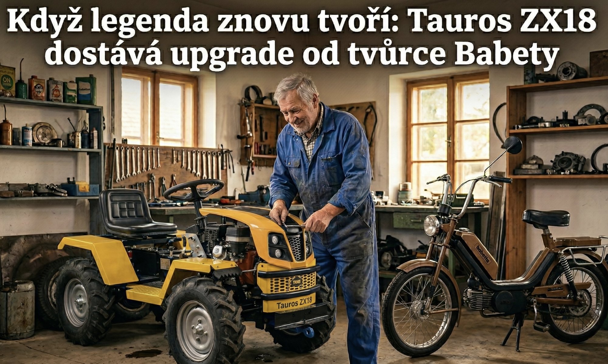 Když legenda znovu tvoří: Tauros ZX18 dostává upgrade od tvůrce Babetty
