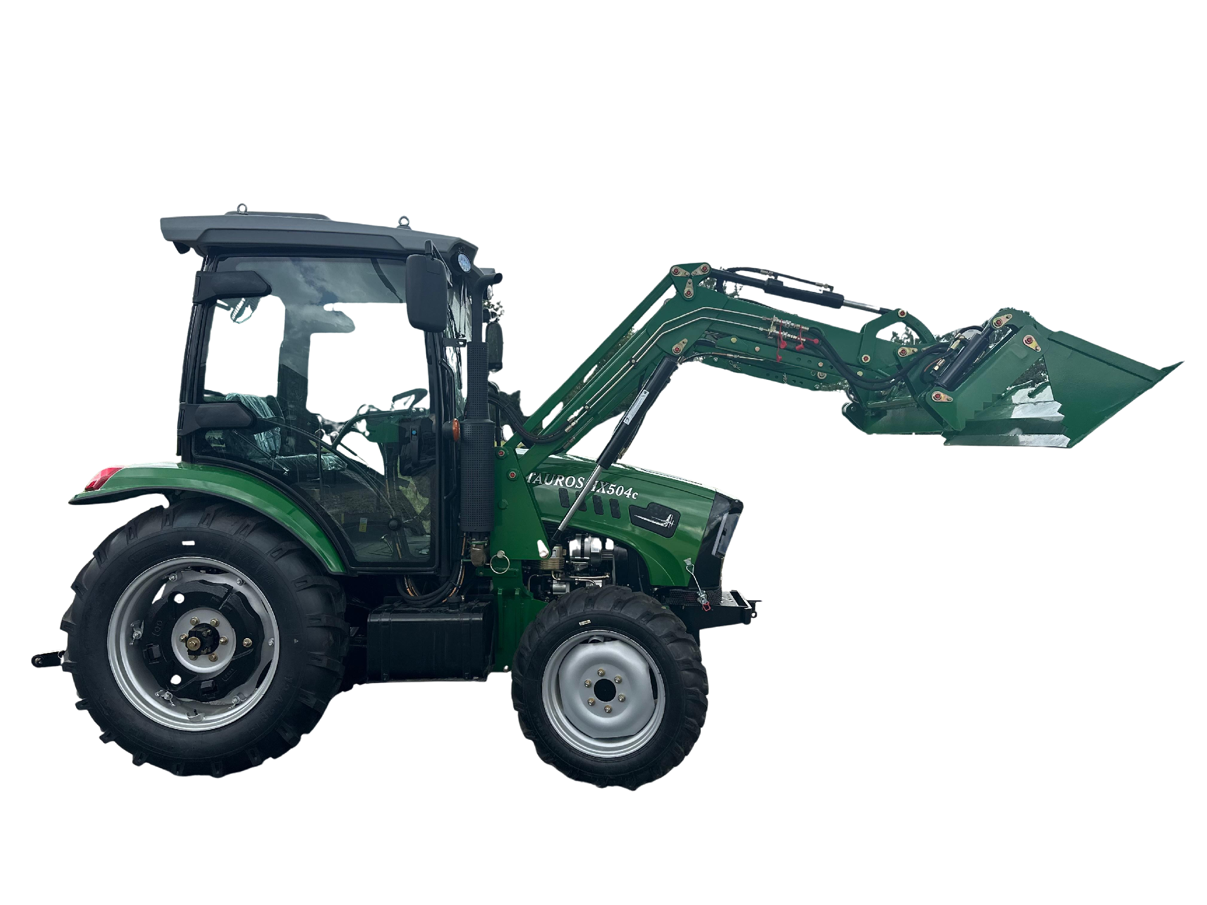 Tauros HX504 s kabinou a nakladačem