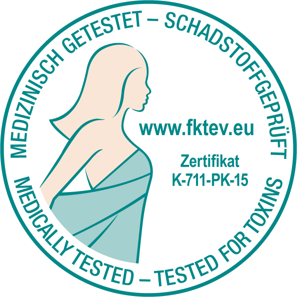 medizinisch getestet - Schadstoffgeprüft - dermatologisch getestet