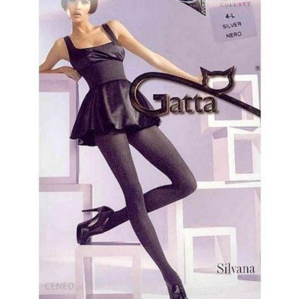 i gatta rajstopy silvana 03 silver nero