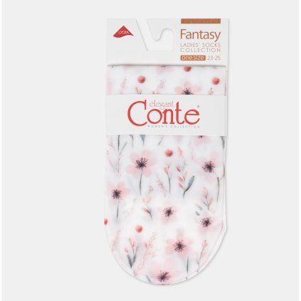 Conte SS25 Flowers white
