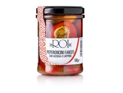 Olio Roi peperoncini farciti con acciuga e cappero 2 e1777535986745