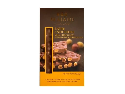 MajaniMilkChocolatewithWholeHazelnutsBar250g