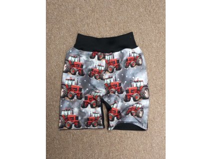Kraťase TRAKTOR ČERVENÝ