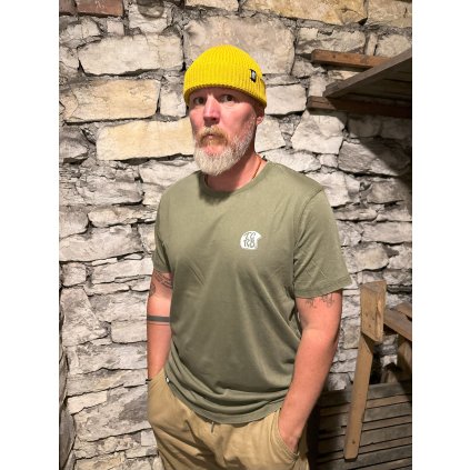Vintage bavlněné tričko (G. Dyed Khaki)