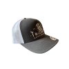 Truckerka s potiskem (šedá/šedá/bílá)