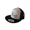 Truckerka s potiskem (černá/bílá/černá)