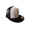 Truckerka s potiskem (černá/bílá/černá)