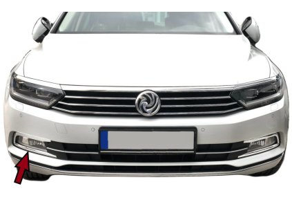 Nerezové rámečky mlhovek Volkswagen Passat B8_02