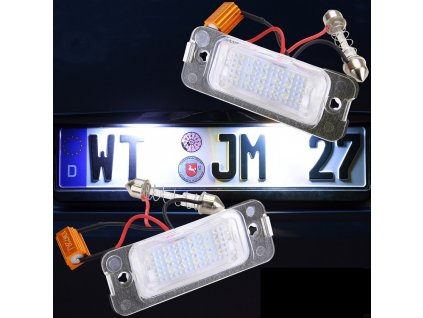LED osvětlení SPZ Mercedes Benz ML W164 hranate_01