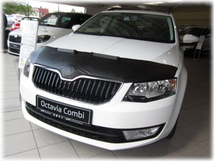 Kožený kryt kapoty Škoda Octavia 3 2013 2016 01