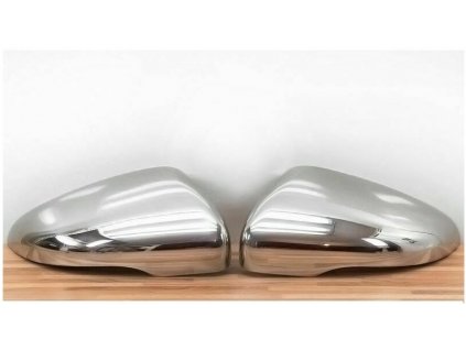 Nerezové kryty zpětných zrcátek Volkswagen Golf 6 Touran 01