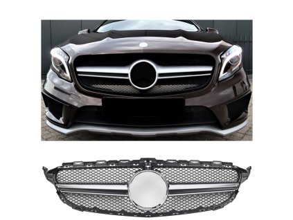 Maska Mercedes Benz X156 předfacelift černá chrom