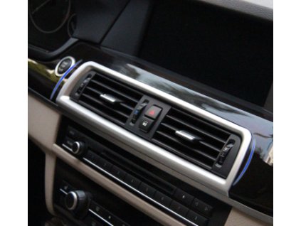 Chrom rámeček větráků palubka bmw f10 f11 01web