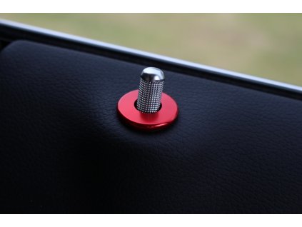 Kroužky na zámky dveří Mercedes Benz W205 W213 červené 01