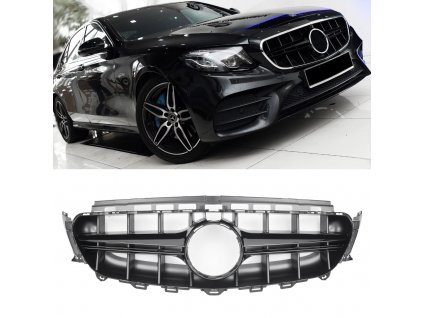 Maska Mercedes W213 S213 C238 A238 předfacelift černá lesklá_01
