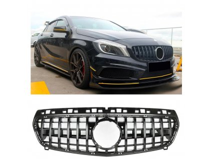 Maska Mercedes Benz A W176 předfacelift gt černá 01