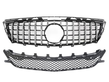 Maska Mercedes Benz CLS W218_C218_X218 předfacelift  gt vzhled černá chrom